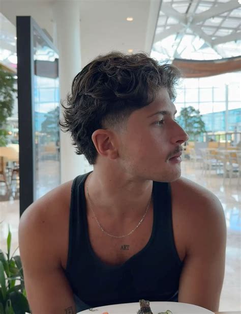 Mullet | Men hair highlights, Wavy hair men, Boy hairstyles