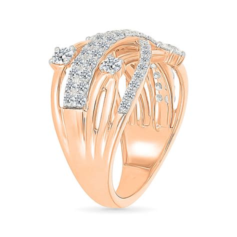 Fringe Sparkling Lattice Ring – ISHIS