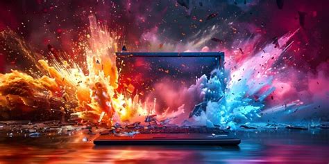 Grren Screen Computer Exploding 的图像结果
