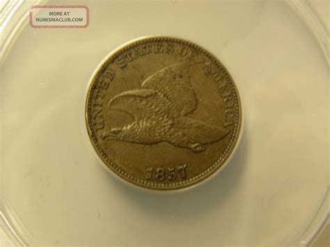 Anacs Au55 1857 Flying Eagle Cent - A Coin