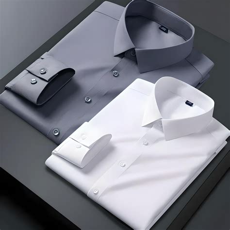 Pack of 2 Premium Cotton Shirt for Man (Dark Grey and White) – Frankshop.in
