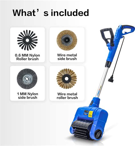 Electric Grout Cleaner Machine with Power Roller Brush for Tile Floors ...