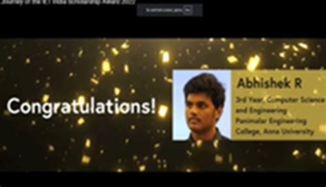 Awards and Achievements - Panimalar Engineering College