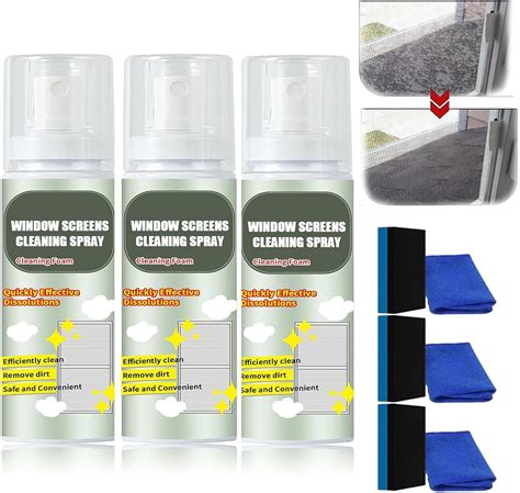 No-Disassembly Window Screen Foam Cleaner, Dust Removal Descaling ...