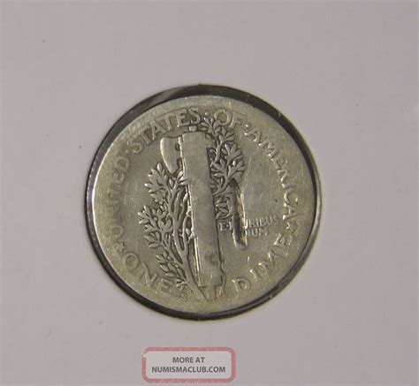1917 S Silver Mercury Dime, Af 611