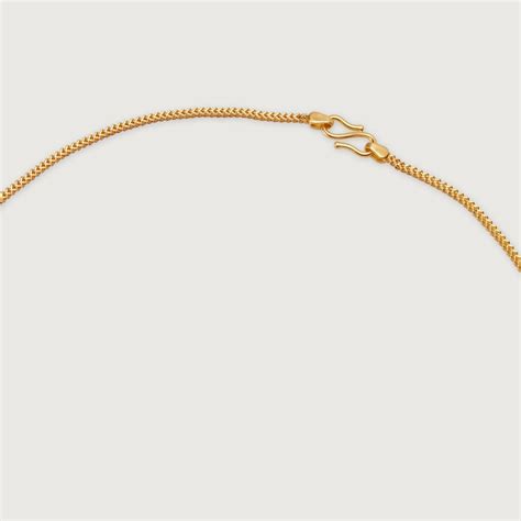 22KT Yellow Gold Effulgent Subtle Heart Carved Motif Gold Chain