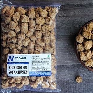 Neelam Foodland SOYA Chunks (SOYA Wadi), 400g : Amazon.in: Grocery ...