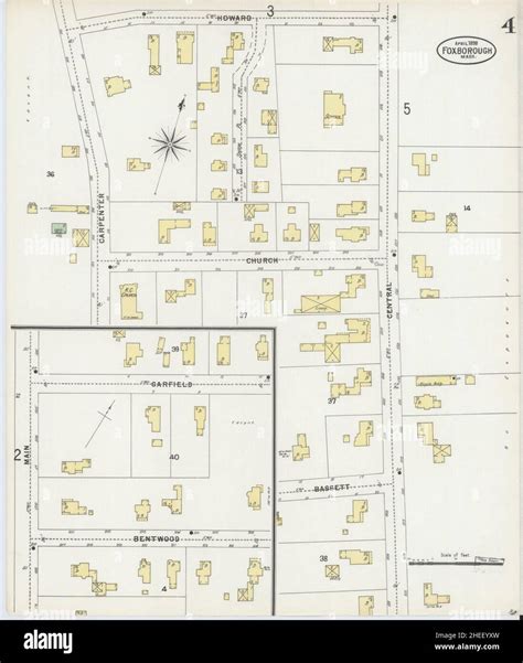 Map of foxboro hi-res stock photography and images - Alamy
