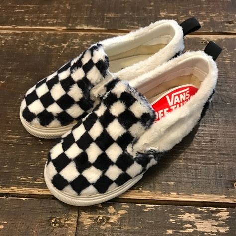 US企画 KIDS VANS FAKE FUR SLIP ON 14cm | Churchill kids wear
