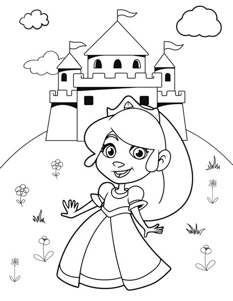 Image result for Princess Color Pages