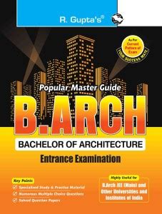 B.Arch (Bachelor of Architecture) Entrance Exam Guide 2025 Edition: Buy ...