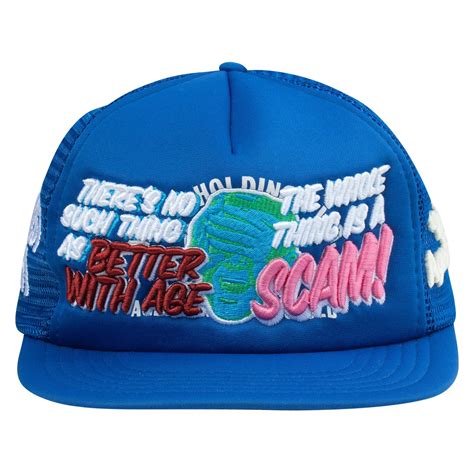 BETTER WITH AGE Scam Hat | Royal/White || Get Upto 40% Off