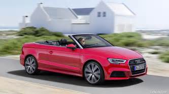 Audi A3 Cabriolet | 2017MY (Color: Misano Red) | Front Three-Quarter