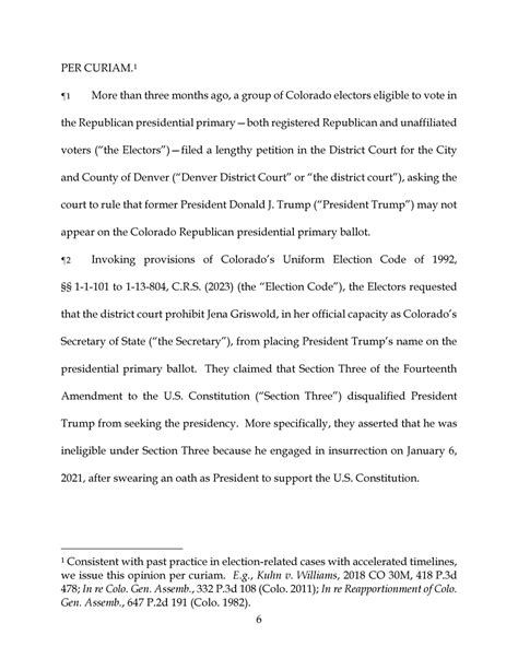 Read the Colorado Supreme Court’s Decision Disqualifying Trump From the ...