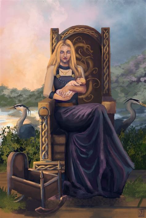 ArtStation - Frigg | Norse myth, Norse goddess, Norse mythology