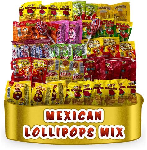 Amazon.com : Mexican Candy Lollipops - Dulce Mexicanos Surtidos ...