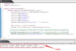 Image result for Java Array Set Index
