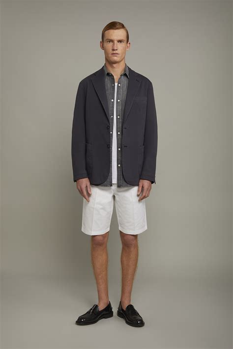 Men's Bermuda shorts classic twill construction regular fit ...