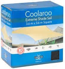 Coolaroo Extreme Shade Sail Square 3.6 X 3.6 with 10 Years Warranty ...
