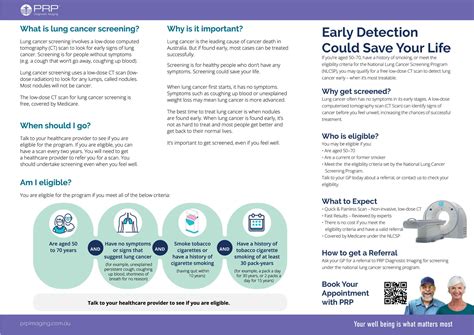 Lung Cancer Screening with PRP - PRP Diagnostic Imaging