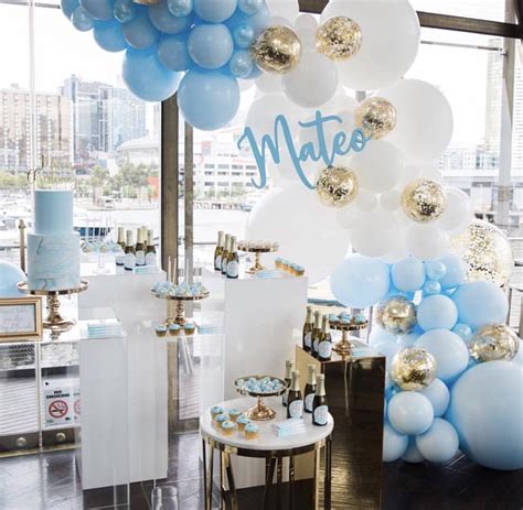Pin by Ashley Harper on adore | Baby boy christening decorations, Boy ...