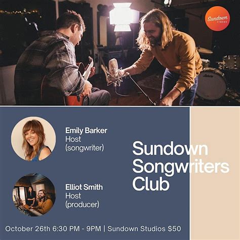 Sundown Songwriters Club - March 6th 2024, Sundown Studios, O'Connor, 6 ...
