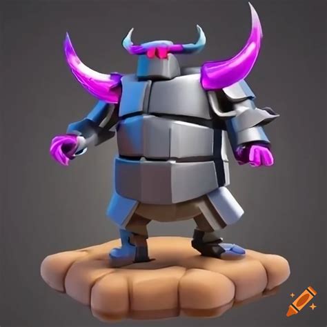 Image of clash royale pekka character on Craiyon
