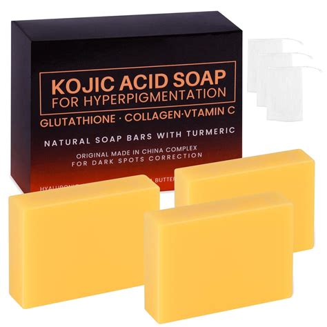 LOPHE Kojic Acid Soap 3 x 100 g Kojic Acid Soap Natural India | Ubuy