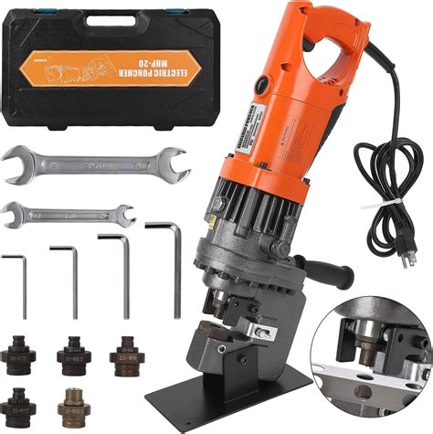 Electric Hydraulic Hole Punch for Metal Φ1/4"-4/5", 1200W 110V Hole ...