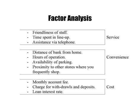Image result for Factor Analysis Examples