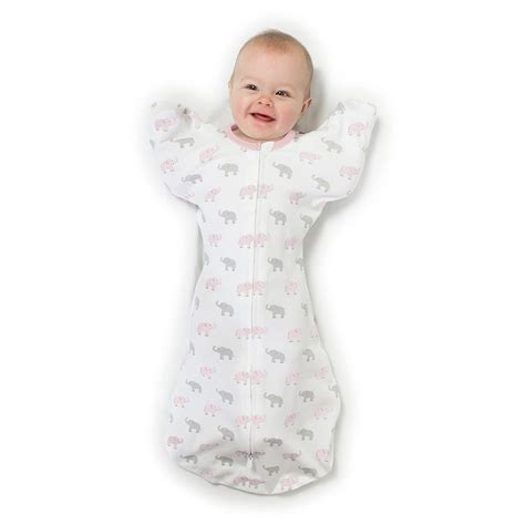 Amazon.com: Amazing Baby Transitional Swaddle Sack with Arms Up Half ...