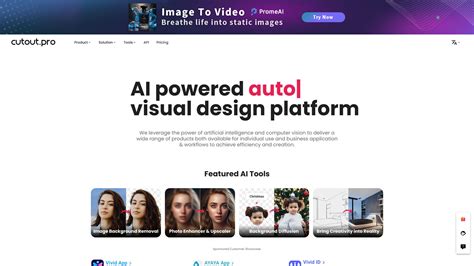 Cutout.Pro: AI-Powered Photo and Video Editing Tools | Creati.ai