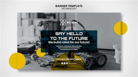Technology banner template | Free PSD