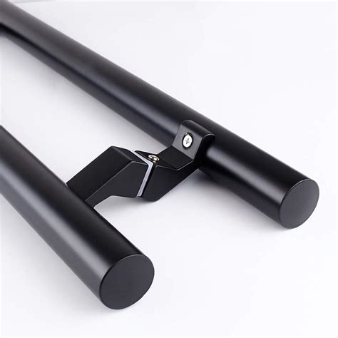 Buy LA1ASHOU Glass Door Handle Set,Heavy Duty Stainless Steel Double ...
