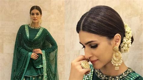 Kriti Sanon nails the festive dressing in her latest kurta-skirt dress ...