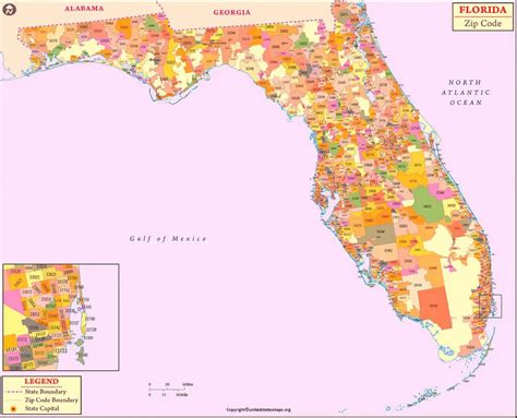 Florida Zip Code 的图像结果