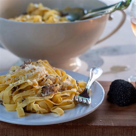 Easy Fresh Black Truffle Pasta Tagliatelle Recipe - Your Guardian Chef