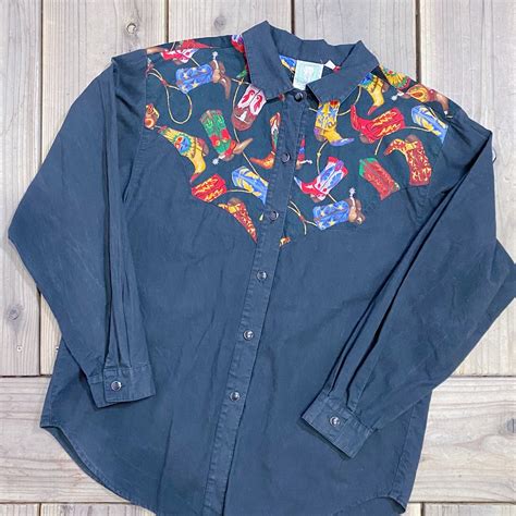 western boots printed shirt | LEMON