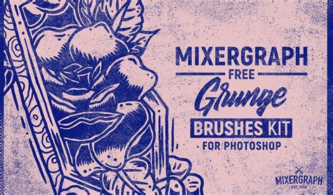 Mixergraph Free Grunge Brushes Kit for Photoshop | Grit textures, How ...