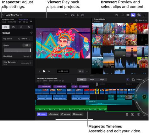 Edit screen in Final Cut Pro for iPad - Apple Support (IN)