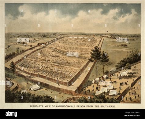 Civil war prison camp hi-res stock photography and images - Alamy