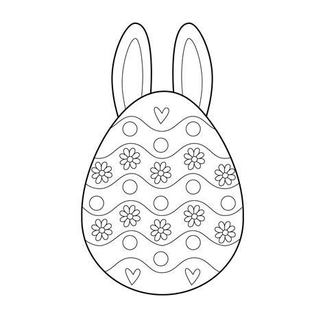 Adult Easter Egg Coloring Pages - 10 Free PDF Printables | Printablee
