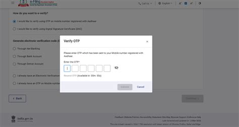 Add Authorised Signatory -User Manual | Income Tax Department
