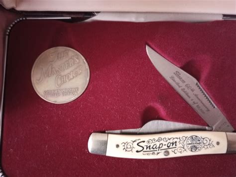 Vintage Snap On 60th Anniversary SCC SO 1 3 Blade Pocket Knife 1980 LTD ...