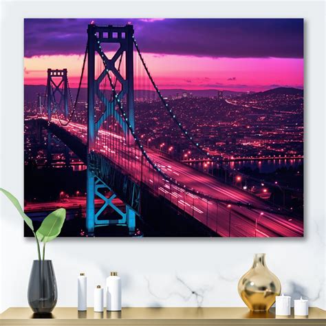 Latitude Run® San Francisco Skyline And Bay Bridge VIII Framed On ...