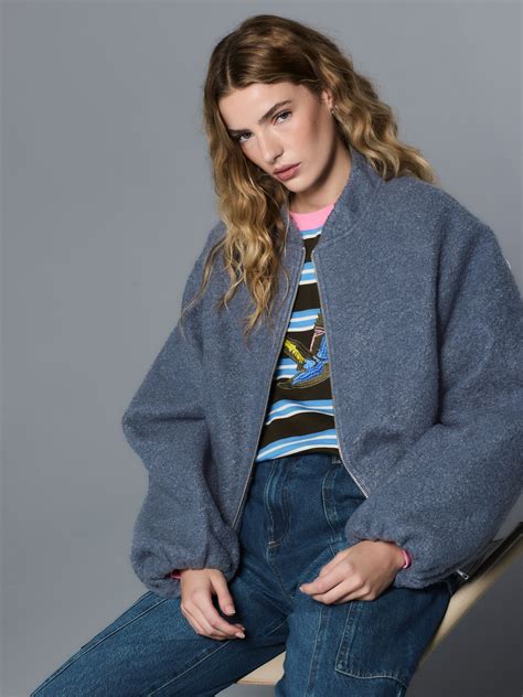 Buy Blue Coatigan Bomber Jacket from Next India