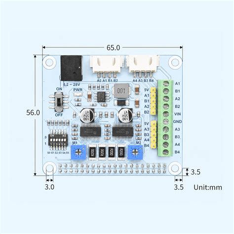 Waveshare HRB8825 Stepper Motor HAT for Raspberry Pi