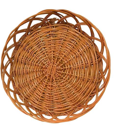 INDIANA CRAFTS Round Jali Cane Bamboo Multipurpose Handmade Eco ...