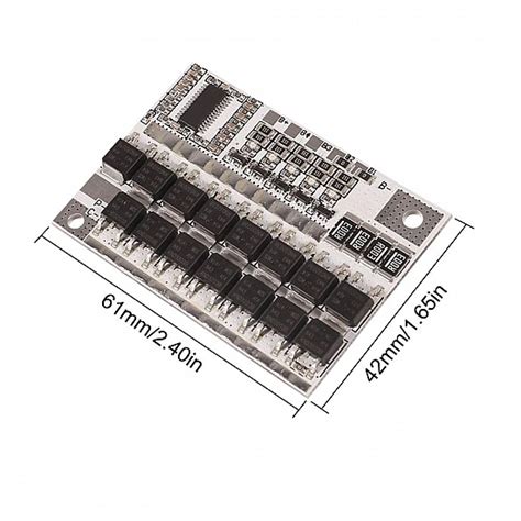 3S 100A Li-ion BMS - 3-Cell 12.6V Protection Board with Balance
