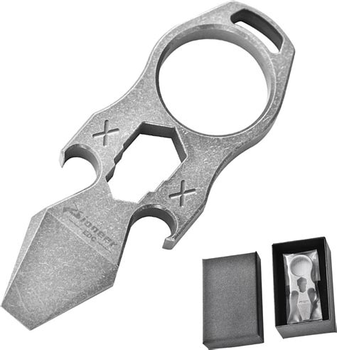 Amazon.com: Titanium Edc Prybar Tool, Multitool Pocket Pry Bar Titanium ...